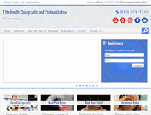 Tablet Screenshot of elitehealthpractice.com